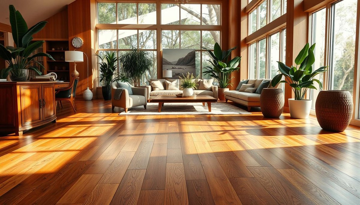 How does engineered wood flooring differ from solid hardwood flooring