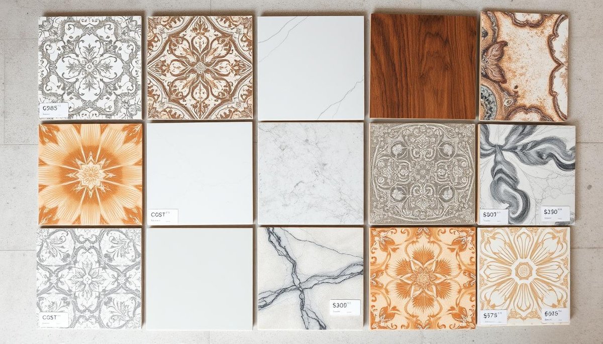 How does porcelain differ from ceramic tiles