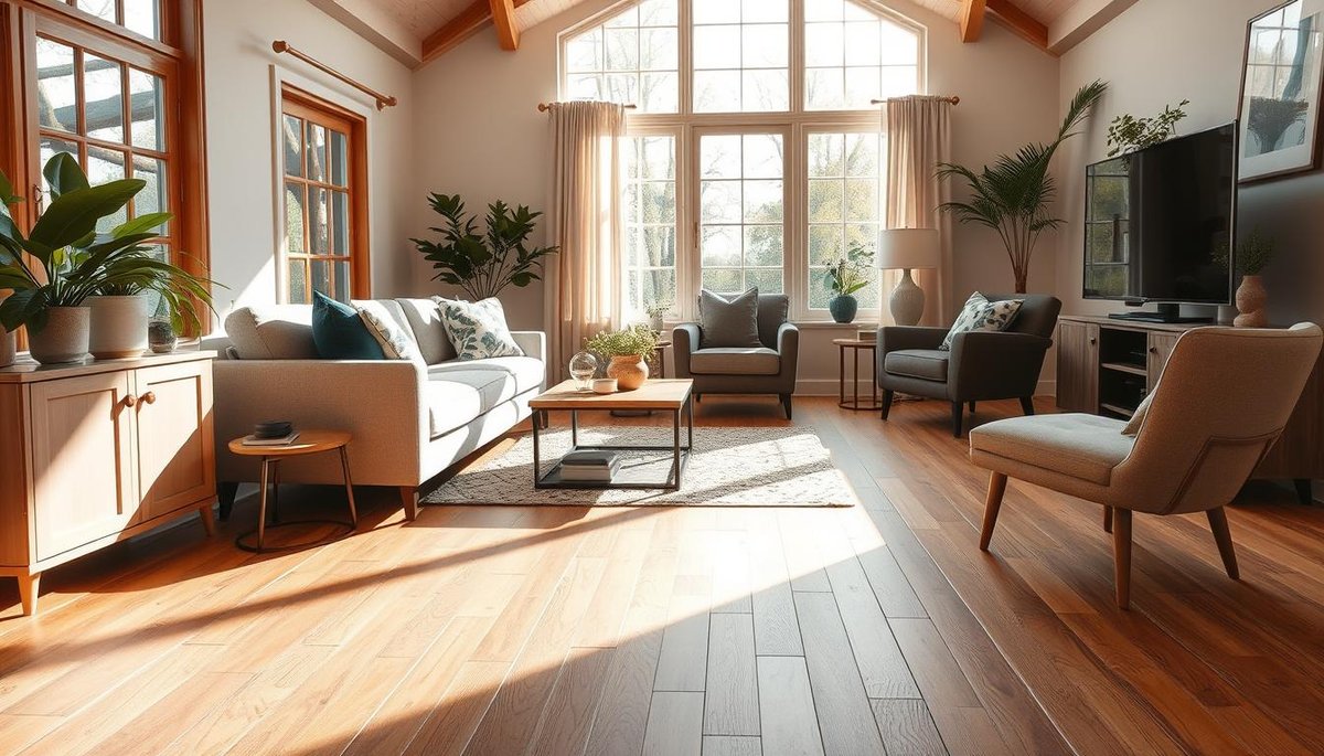 How does engineered wood flooring differ from solid hardwood flooring