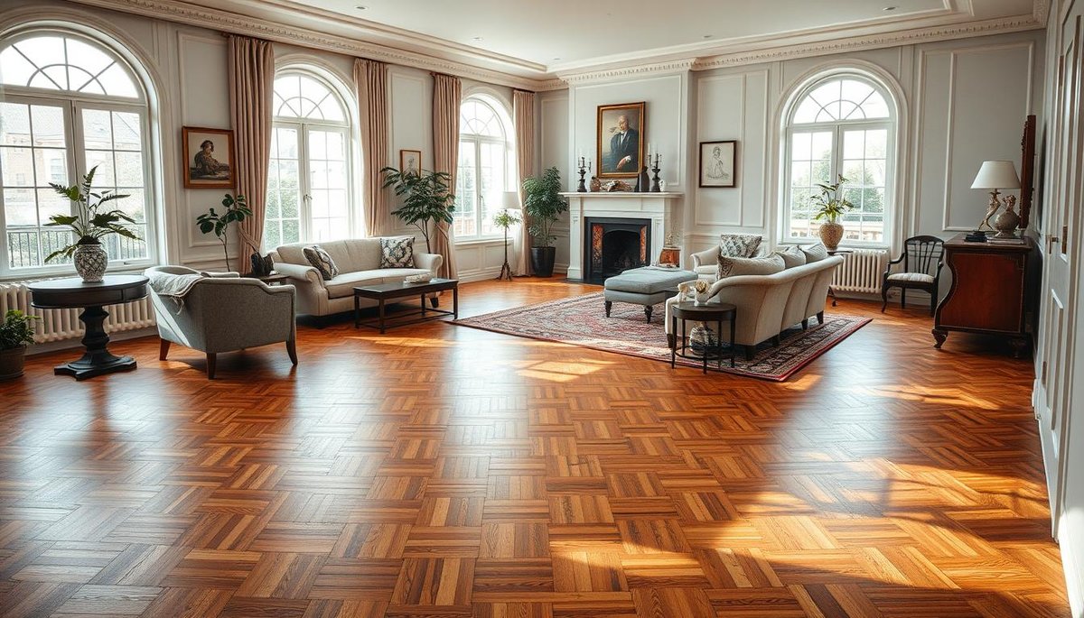 What is parquet flooring