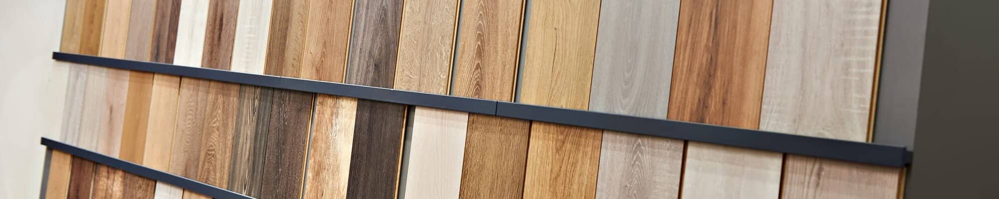 wall of flooring samples from American Flooring in Lansing, MI