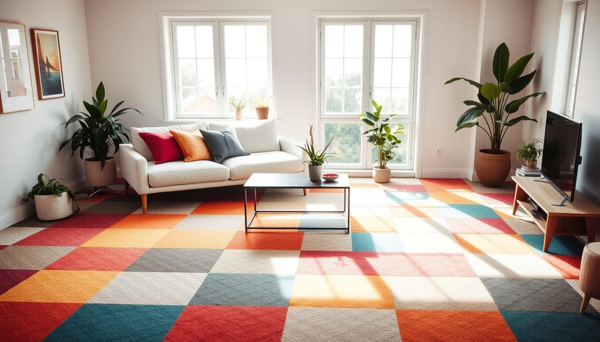 Can carpet tiles be used in homes