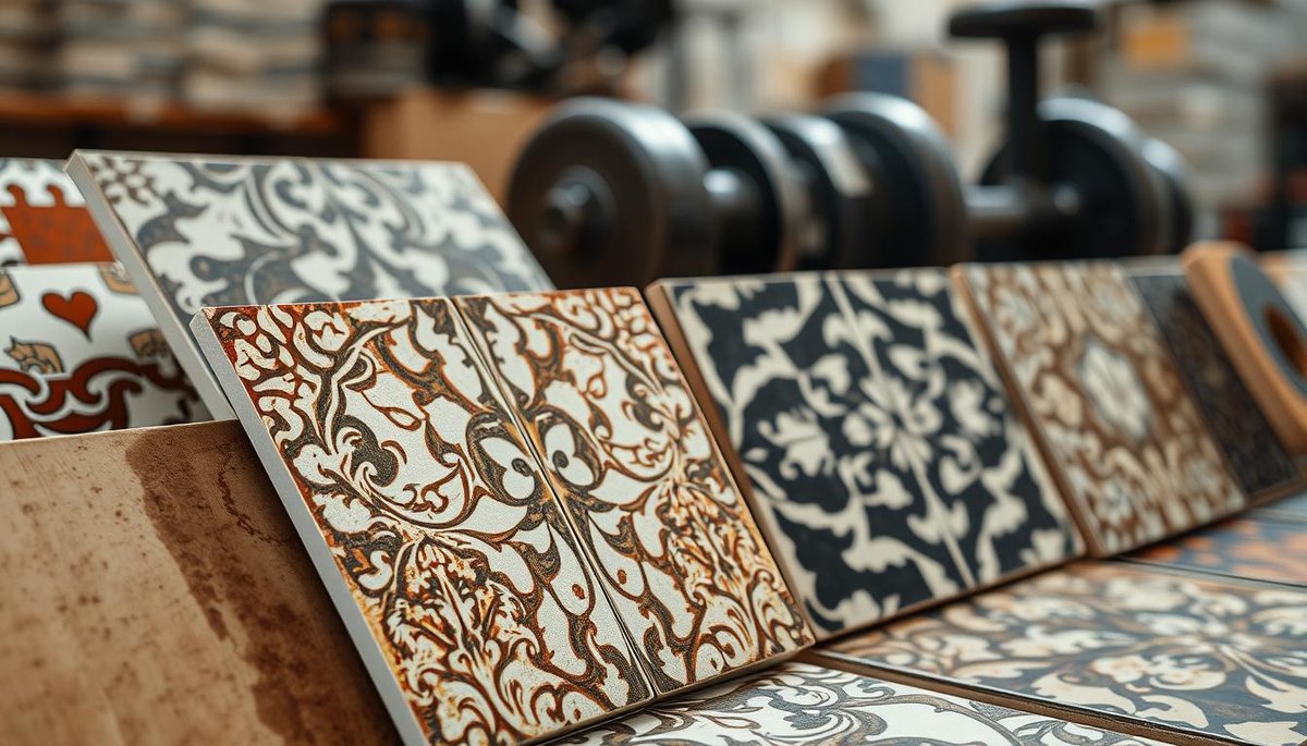 How does porcelain differ from ceramic tiles