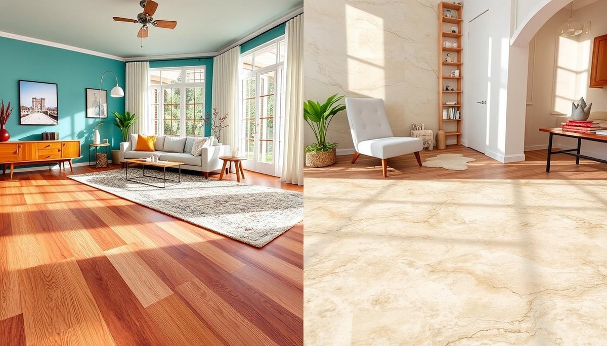 What is vinyl flooring, and what are its main types
