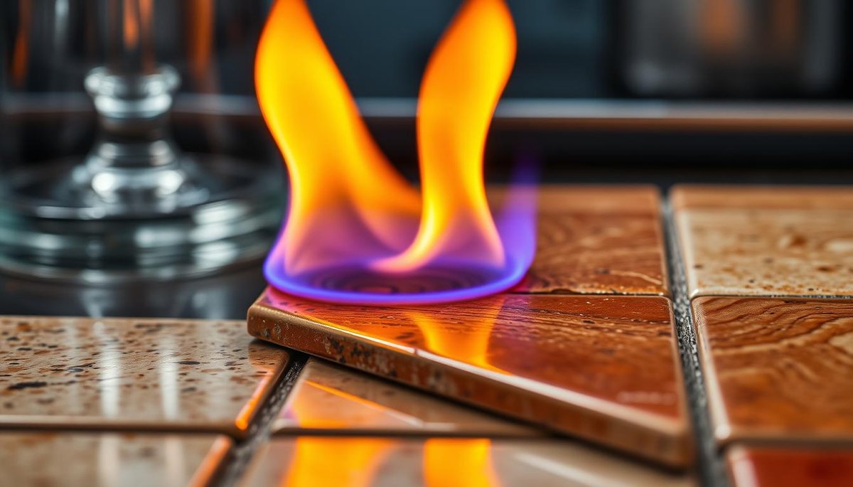 How does porcelain differ from ceramic tiles