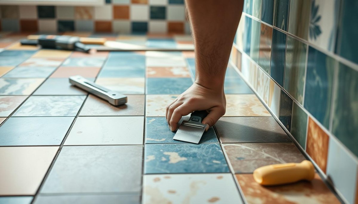 What distinguishes ceramic from porcelain tiles