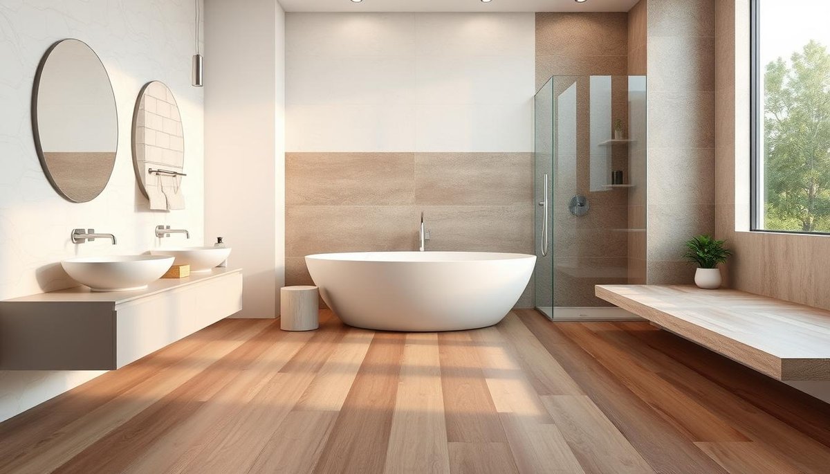 What flooring materials are best for bathrooms