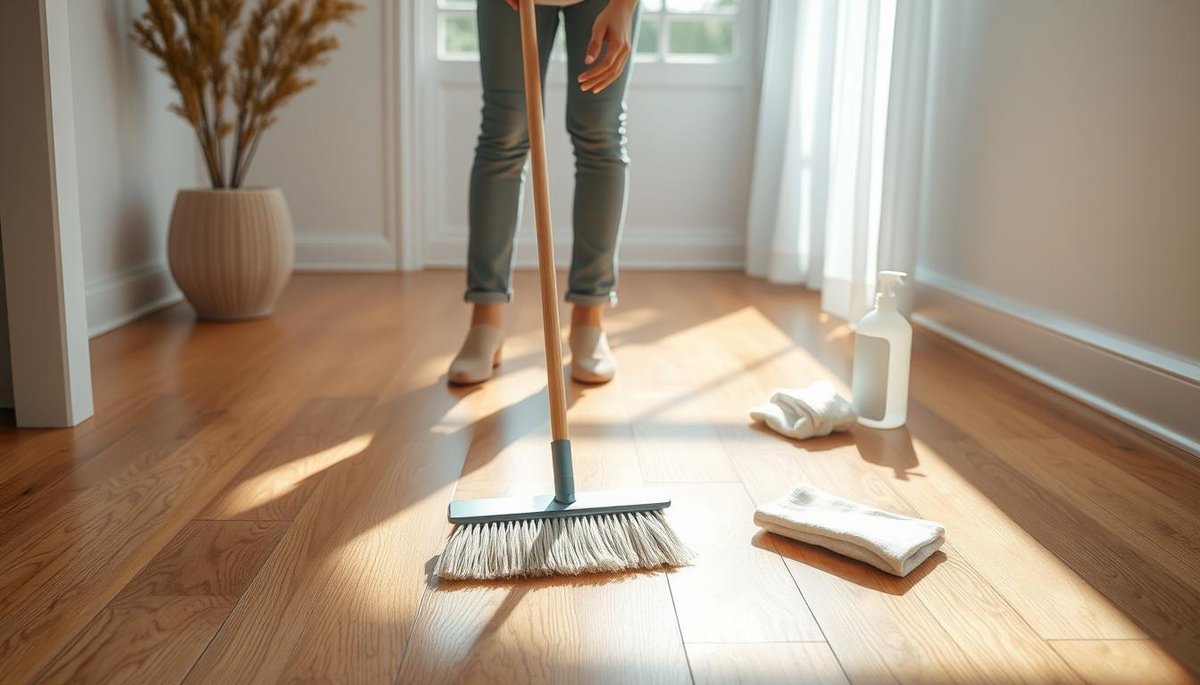 What maintenance and cleaning are required for wood floors