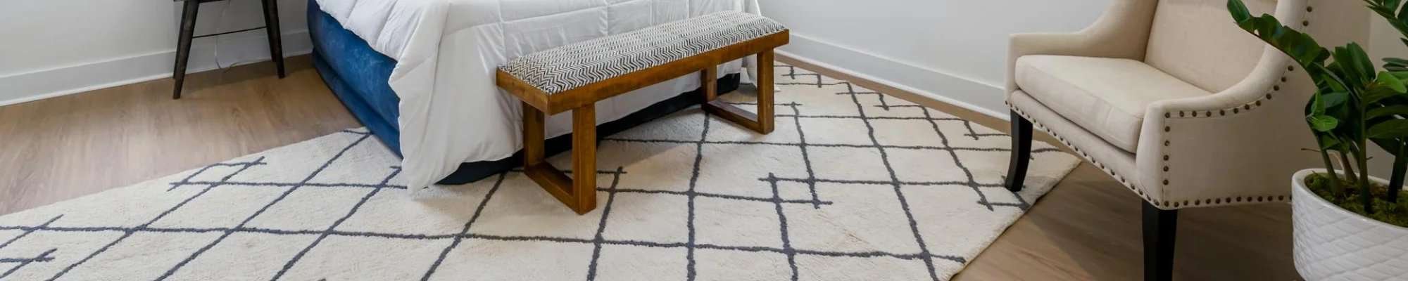 Newly designed and renovated bedroom by American Flooring in Lansing, MI