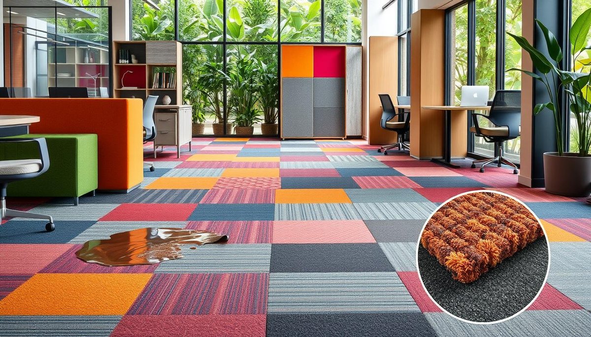 What are carpet tiles