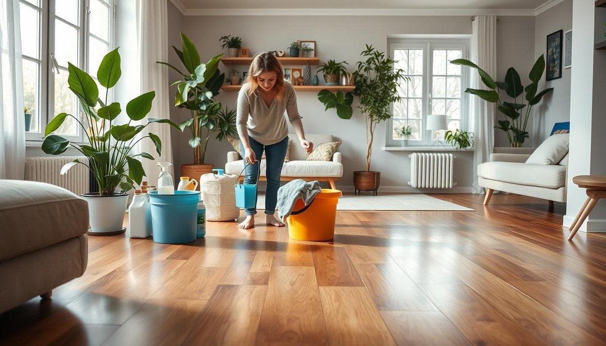 How do I maintain and clean parquet floors