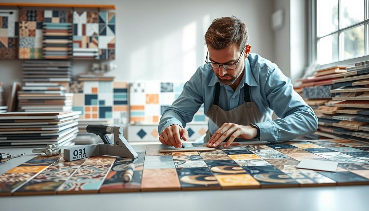 Can ceramic tiles be installed over existing flooring