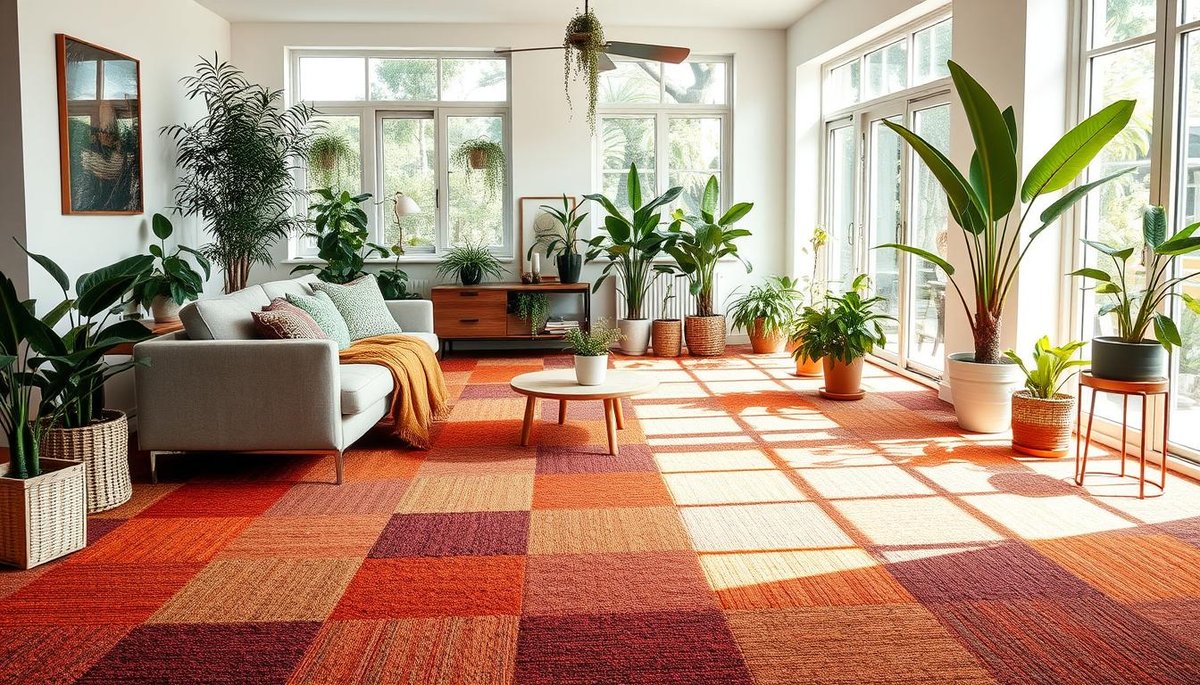 Can carpet tiles be used in homes